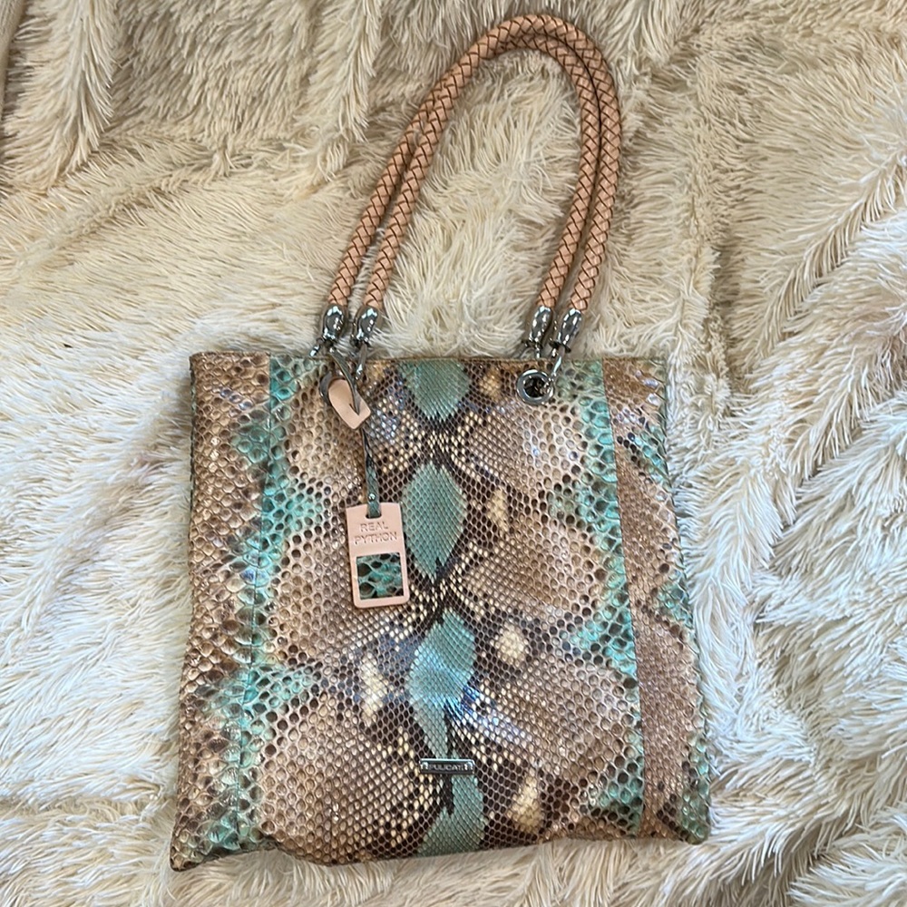 Excellent Used Condition Pulicati Python Bag - image 1